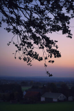 Häuser Sonnenuntergang