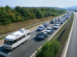 Stau Autobahn